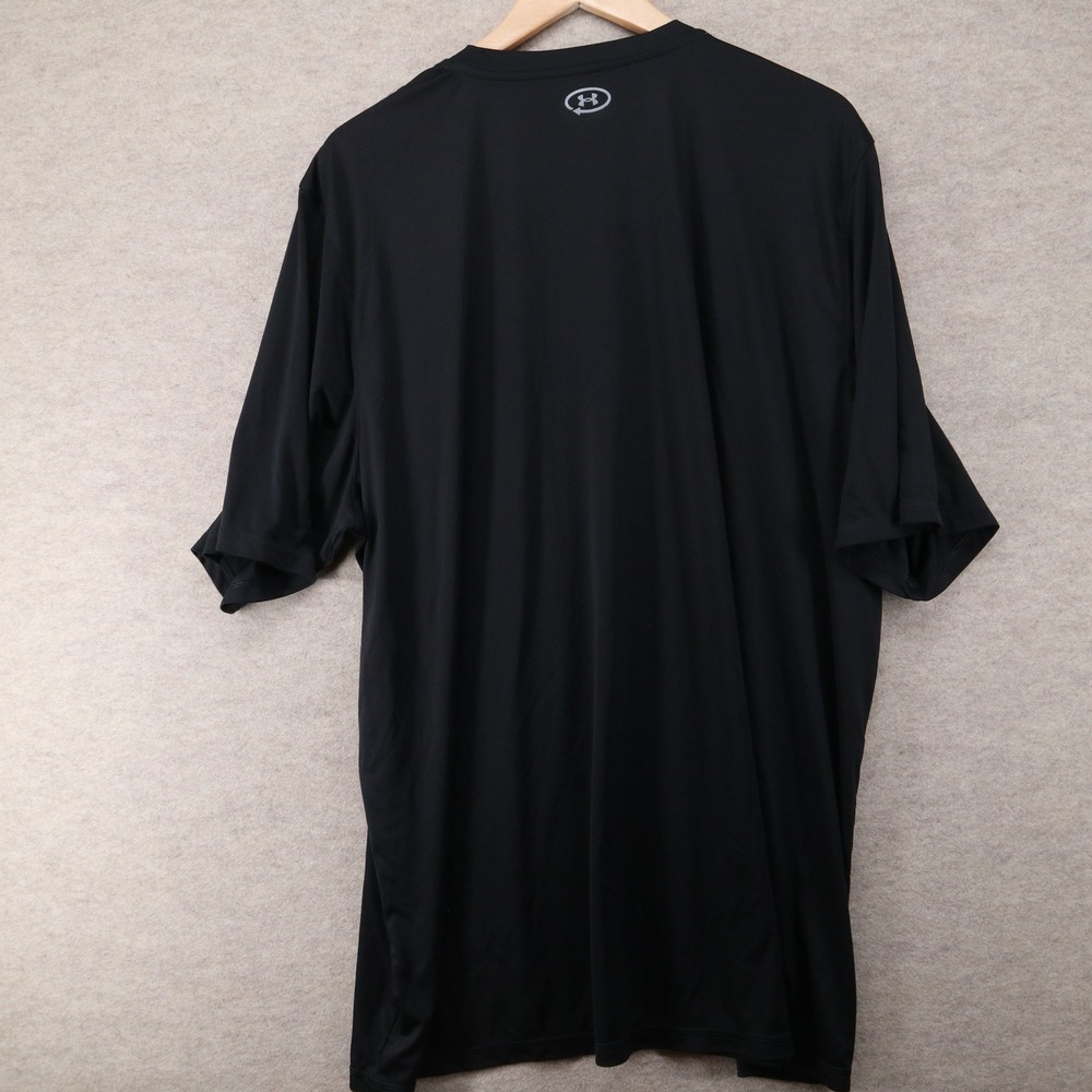 Under Armour Cornell University Shirt XXL Loose Fit HeatGear Black Performance - Picture 4 of 7